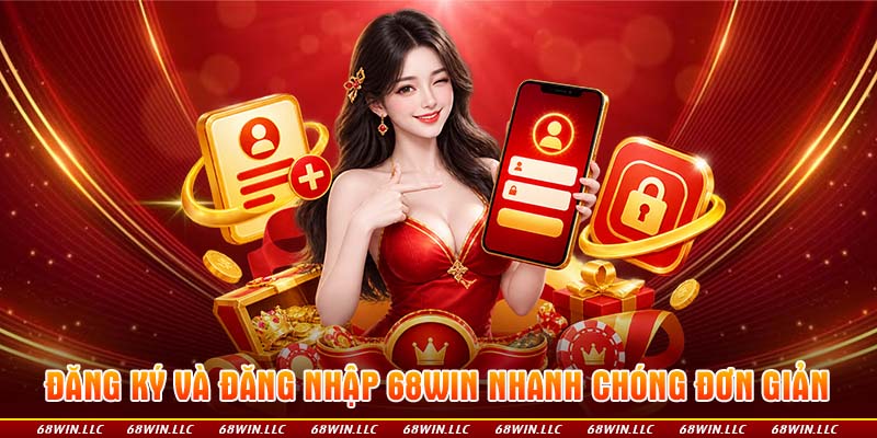 Đăng ký và đăng nhập 68WIN nhanh chóng, đơn giản