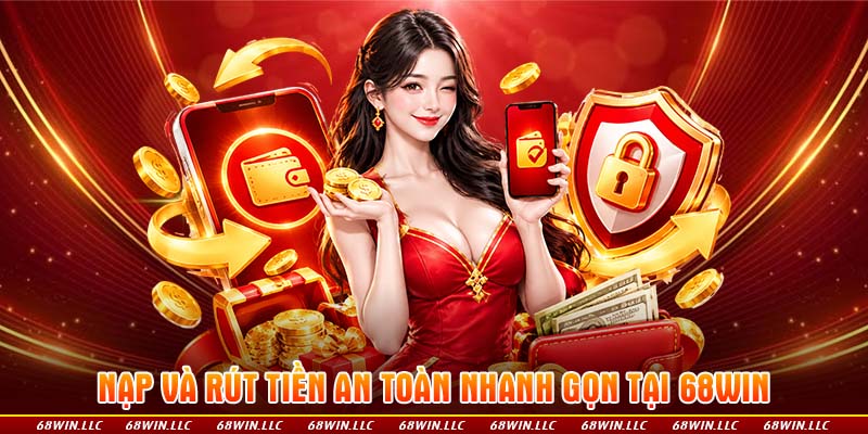 Nạp và rút tiền an toàn, nhanh gọn tại 68WIN